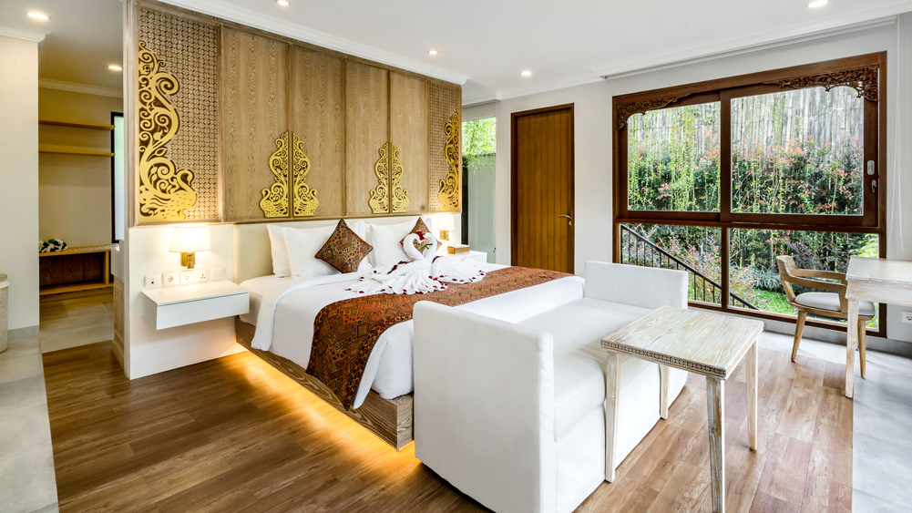 Pala Ubud - Villa Batur - Serene master bedroom